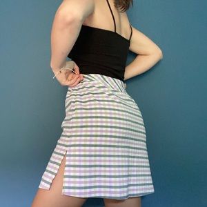 ADIDAS Gingham Skort